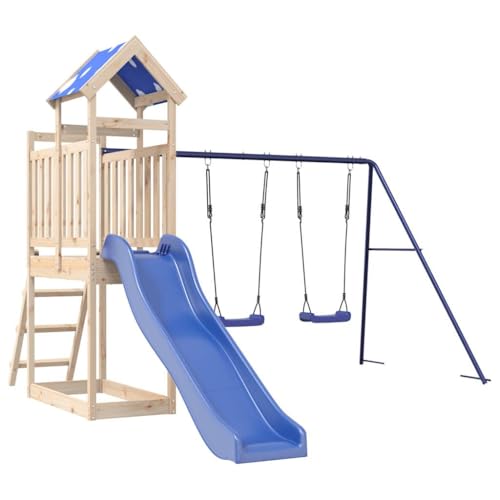 Spielturm Massivholz Kiefer,3279079 von Generic