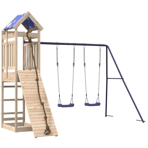 Spielturm Massivholz Kiefer,3279097 von Generic