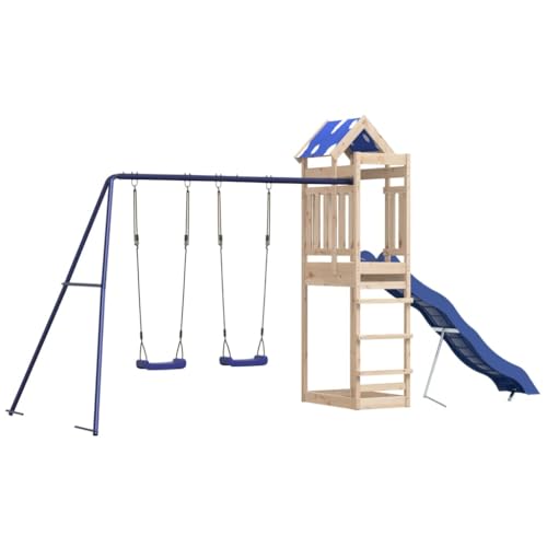 Spielturm Massivholz Kiefer,3279124 von Generic