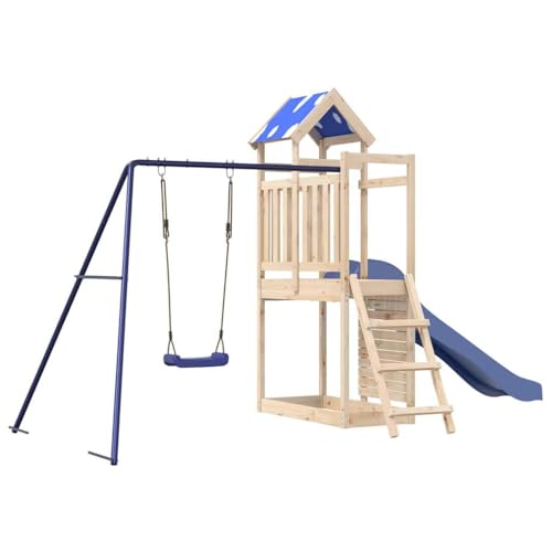 Spielturm Massivholz Kiefer,3279142 von Generic