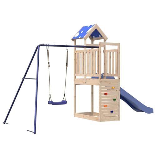 Spielturm Massivholz Kiefer,3279184 von Generic