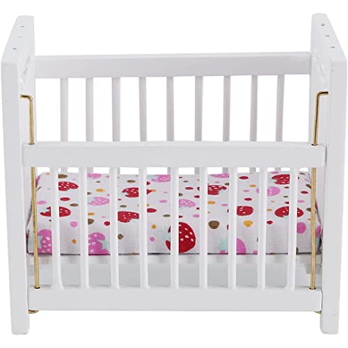 Spielzeug Babybett, Babybett Spielzeug Babypuppe Krippe Babypuppe Möbel Baby Spielzeugkrippe für Dollhouse. von Generic