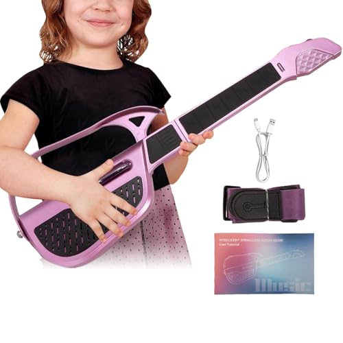 Spielzeug-Gitarre, kabellose intelligente Gitarre, intelligentes Musikspielzeug für Musikerziehung Kinder Anfänger Gruppenspiel Aktivität Familie Kindergarten Spielzeug-Gitarre, kabellose intelligente Gitarre, intelligentes Musikspielzeug für Musikerziehung Kinder Anfänger Gruppenspiel Aktivität Familie Kindergarten von Generic