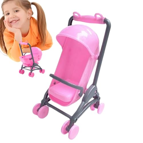 Spielzeug-Kinderwagen – Kinderwagen Zum Spielen, Puppenwagen | Kleine Babypuppen-Schiebekarre, Spielzeug-Kinderwagen, Puppenwagen Für Rollenspiele Mit Kinderspielzeug von Generic