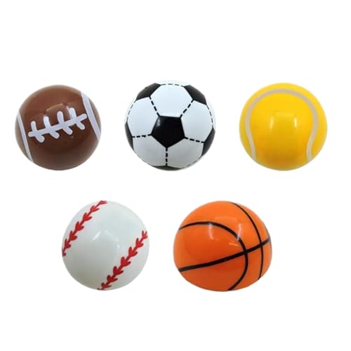 Spielzeug-Set für Fahrzeuge, Ball-Rückziehautos, Lustiges Auto-Set - 5 x tragbares Spielzeug für motorische Fähigkeiten, interessantes Spielzeug-Set für Autos für Reisen p von Generic