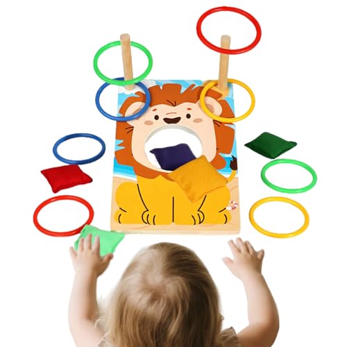 Spielzeug-Set mit Bohnen – Wurfspiel mit weichen Cartoon-Beuteln, interaktives Holzspielzeug mit Bewertung für Gruppenaktivitäten ab 3 Jahren Kinder Erwachsene Spielzeug-Set mit Bohnen – Wurfspiel mit weichen Cartoon-Beuteln, interaktives Holzspielzeug mit Bewertung für Gruppenaktivitäten ab 3 Jahren Kinder Erwachsene von Generic