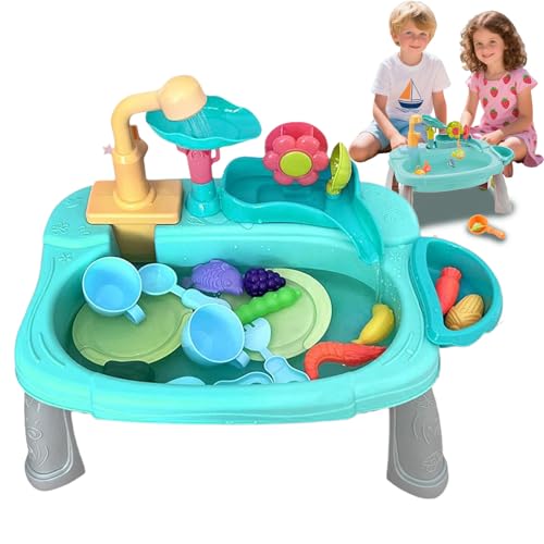 Spielzeug Spüle für Kinderküche | Spielküchenspüle Mit Elektrischem Wasserhahn - Schwimmbad Spiel Tischgeschirr Zubehör Für Mädchen Ab 3 Jahren Spielzeug Spüle für Kinderküche | Spielküchenspüle Mit Elektrischem Wasserhahn - Schwimmbad Spiel Tischgeschirr Zubehör Für Mädchen Ab 3 Jahren von Generic
