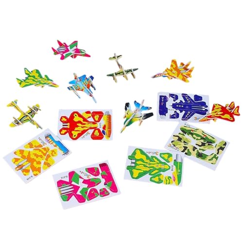 Spielzeug für Flugzeuge aus Schaumstoff – Puzzle für Flugzeuge, Panzer für Flugzeuge | pädagogisches Spielzeug für die ganze Familie, 10-teiliges Bastel-Puzzle-Set für Bambs Spielzeug für Flugzeuge aus Schaumstoff – Puzzle für Flugzeuge, Panzer für Flugzeuge | pädagogisches Spielzeug für die ganze Familie, 10-teiliges Bastel-Puzzle-Set für Bambs von Generic