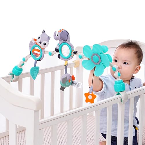 Spielzeug für Kinderwagen, Spielzeug zum Aufhängen aus Plüsch mit Tiermotiv für Autositz, Zubehör für Kinderwagen, Spielzeug für Autositz, für C-Sitz Spielzeug für Kinderwagen, Spielzeug zum Aufhängen aus Plüsch mit Tiermotiv für Autositz, Zubehör für Kinderwagen, Spielzeug für Autositz, für C-Sitz von Generic