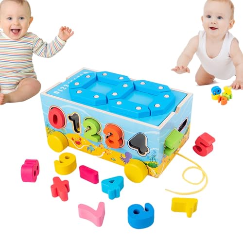 Spielzeug zum Sortieren von Formen, digitale Bausteine, niedliches Spielzeug mit Anhängerform, Lernspielzeug für Vorschule Spielzeug zum Sortieren von Formen, digitale Bausteine, niedliches Spielzeug mit Anhängerform, Lernspielzeug für Vorschule von Generic