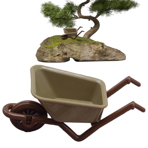 Spielzeugkarre -Figur - Miniaturpuppenhaus -Werkzeuge | Mini Cart Simulation Barrows Gartentrolley Modelle , Landschaftsgestaltung Stück Rasenzubehör Für Blumentopf Spielzeugkarre -Figur - Miniaturpuppenhaus -Werkzeuge | Mini Cart Simulation Barrows Gartentrolley Modelle , Landschaftsgestaltung Stück Rasenzubehör Für Blumentopf von Generic