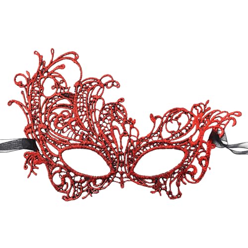 Spitze Maskerade Masken Karneval Maske Frauen Venezianische Masken Abschlussball Augenmaske Set Kostüm Party Supplies für Karneval Halloween Jahrestag Festival Ball von Generic