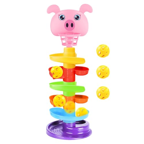 Stacking Ball Tower – Rampenspielzeug mit 6 Ebenen, leuchtendes Lernspielset für die frühe Entwicklung | Tragbares Preschool-Lernspiel, fördert motorische Fähigkeiten Stacking Ball Tower – Rampenspielzeug mit 6 Ebenen, leuchtendes Lernspielset für die frühe Entwicklung | Tragbares Preschool-Lernspiel, fördert motorische Fähigkeiten von Generic