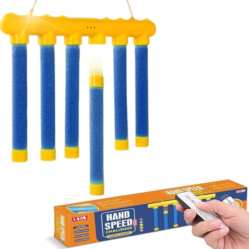 Stick Catcher Spiel Reflex Challenge Wettbewerbsspiel Geschwindigkeit einstellbar Kinder Fangspiele RC Falling Sticks Spielzeug Wettbewerbsspiele für drinnen und draußen von Generic