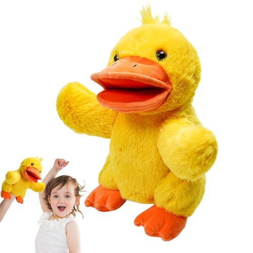 Stofftier-Handpuppen – Tierhandpuppen Für Kinder, Niedliche Fingerpuppen Für Schulauftritte | Geflügel-Fingerpuppen Für Die Frühe Bildung, Schöne Plüschtier-Fingerpuppen, Schulaufführung von Generic