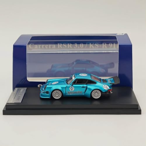 Street Weapon SW 1/64 Carrera RSR 3.0/KS-R 911 Blue Diecast Models Car Collection von Generic