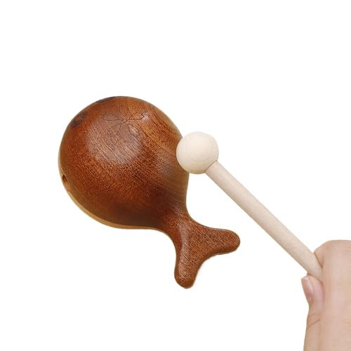 Stress aus Fischholz aus Holz - Fischtempelblock aus Holz | Chinesische Fischholztrommel | Schlaginstrument | Percussion aus Holz Stress aus Fischholz aus Holz - Fischtempelblock aus Holz | Chinesische Fischholztrommel | Schlaginstrument | Percussion aus Holz von Generic