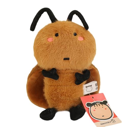 Stuffed Cockroach Spielzeug, 7,8 Zoll Cute Cockroach Shape Stuffed Doll – Cuddly Plüsch, Plüschtier für Kinder und Erwachsene, Heimdekoration von Generic