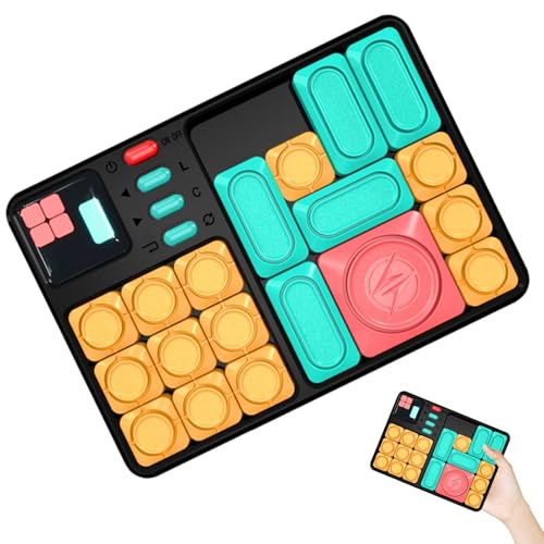 Super -Slide -Puzzlespiel | Puzzle -Puzzle -Geschenk - Elektronische Gehirnspiele Für Kinder, Lustige Digitale Puzzlespiele, Reisespielzeug Für Alle Altersgruppen von Generic