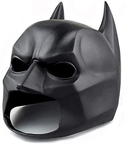 Superhero Bat Mask PVC Bruce Wayne New Movie Full Head Cosplay Accessories Masquerade Prop (PVC) von Generic