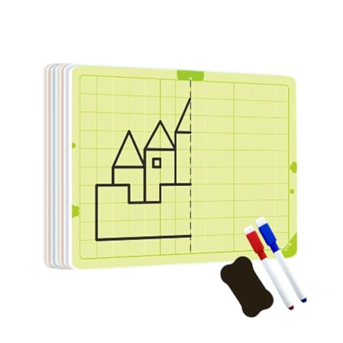 Symmetrisches Zeichenpapier | Lernwerkzeug für Symmetrien | Pädagogisches Spielzeug für das Konzentrationstraining für Jungen und Mädchen Symmetrisches Zeichenpapier | Lernwerkzeug für Symmetrien | Pädagogisches Spielzeug für das Konzentrationstraining für Jungen und Mädchen von Generic