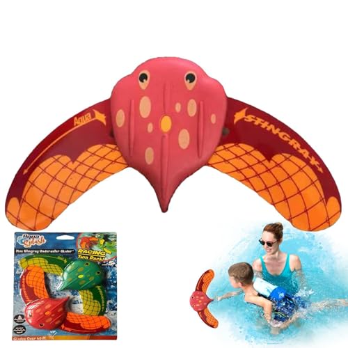 Tauchfisch-Wasserspielzeug – Unterwasser-Pool-Tauchspiele, Farbenfrohes Schwimmendes Tauchfisch-Spielzeug | Wasserdruck-Power-Tauchen, Schwimmen, Teufelsfisch, Wasserspiel Für Kinder, Geschenk Für Kin von Generic