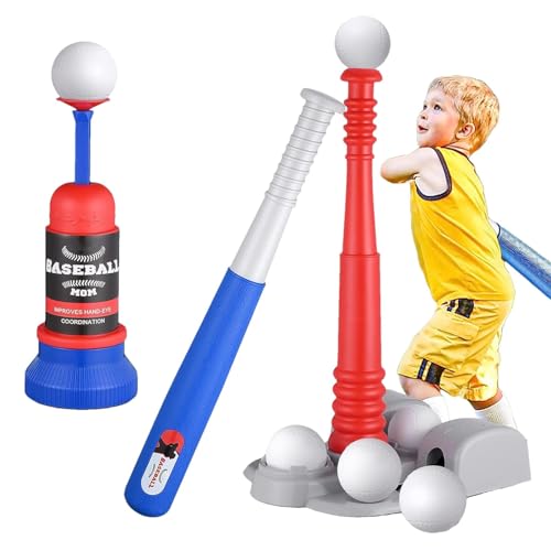 Tee-Ball-Set für Kleinkinder, Tee-Ball-Set für Kleinkinder | Baseballspiele im Freien – Tee-Ball-Set für Kleinkinder und Anfänger, Ball-Set von Generic