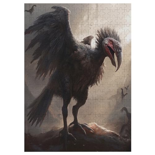 Terror Bird - 1000 Teile Puzzle – - Hochauflösendes - Gelegenheitsspiel – 1000 Teile Holzpuzzle 300 PCS von Generic