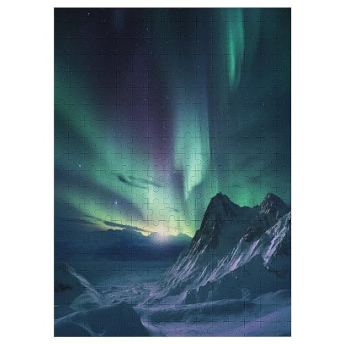 The Northern Lights - 1000 Teile Puzzle – - Hochauflösendes - Gelegenheitsspiel – 1000 Teile Holzpuzzle 300 von Generic