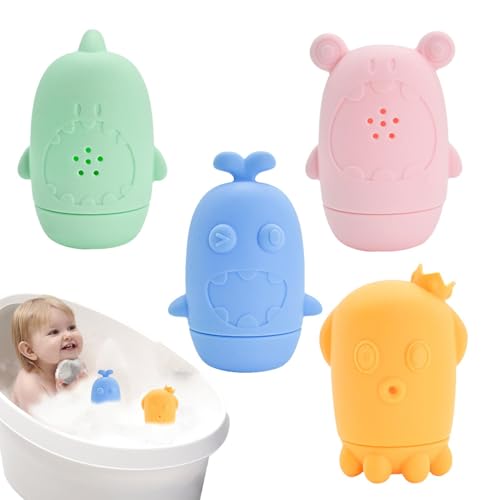 Tiere Badewanne Spielzeug, Wasser Squirter Bad Spielzeug, Tierbad Squirter Spielzeug für Pool, Quetschable schwimmende Duschbegleiter für Baby, und Kinder von Generic