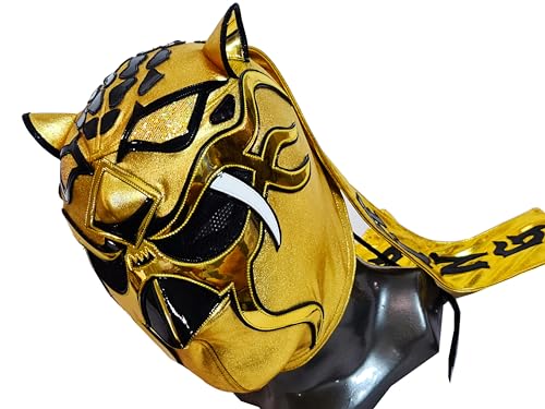 Tiger King Maske Wrestling Maske Kostüm Lucha Libre Maske Luchador Wrestler Maske Mund geschlossen von Generic