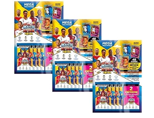 Topps Champions League Match Attax EXTRA 2023/24-3X MEGA Multipack von Generic