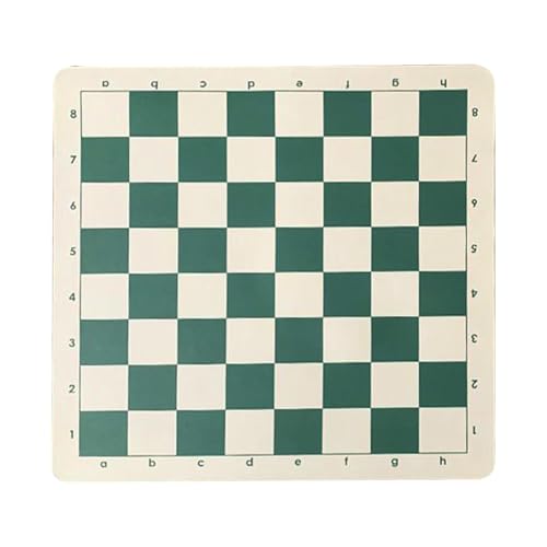 Tournament Chess Board - Chess Soft Chessboard, Lightweight Tournament Chess Mat Chess Game Board | Square PU Leather Chess Board Rollable Chessboard for Family Gatherings Parties von Generic