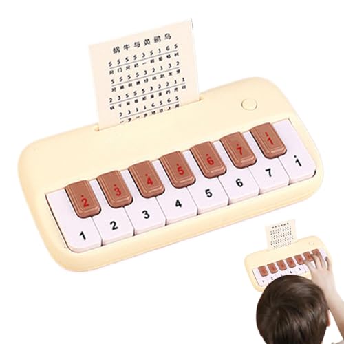 Tragbares Klavier, tragbares Musikinstrument für Reisen, pädagogisches Musikinstrument mit 15 Tasten mit vielfältiger Musikwiedergabe für Anfänger, für und Mädchen von 3 bis 6 Jahren Tragbares Klavier, tragbares Musikinstrument für Reisen, pädagogisches Musikinstrument mit 15 Tasten mit vielfältiger Musikwiedergabe für Anfänger, für und Mädchen von 3 bis 6 Jahren von Generic