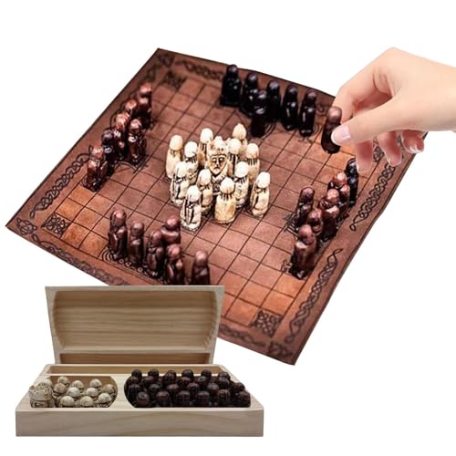 Tragbares -Schach - Strategie Brettspiel, Lustiges Bildungsspielzeug | Asymmetrisches Set Für Kinder Für Erwachsene Reisen Spaß, Bildungsspiel, Partyunterhaltung, Schachbeg Tragbares -Schach - Strategie Brettspiel, Lustiges Bildungsspielzeug | Asymmetrisches Set Für Kinder Für Erwachsene Reisen Spaß, Bildungsspiel, Partyunterhaltung, Schachbeg von Generic