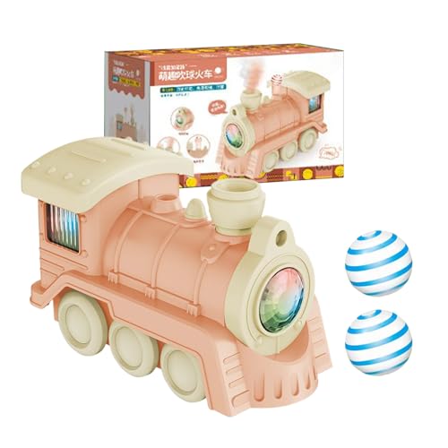 Train Toys - Learning Toy for Toddler | Blowing Ball Train | Educational Sensory Set Toys with Sounds and Lights for Kids Boys Girls Holiday Christmas Halloween - 3 Years &up Train Toys - Learning Toy for Toddler | Blowing Ball Train | Educational Sensory Set Toys with Sounds and Lights for Kids Boys Girls Holiday Christmas Halloween - 3 Years &up von Generic