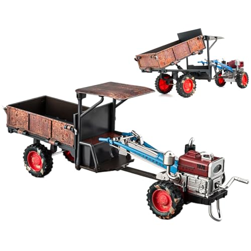 Traktormodelle für Erwachsene: Retro-Farm-Traktor mit Arbeitslichtern und Melodien, Miniaturfahrzeug aus Legierung, manuelles Sammlerspielzeug, Anzeigeeinheit Traktormodelle für Erwachsene: Retro-Farm-Traktor mit Arbeitslichtern und Melodien, Miniaturfahrzeug aus Legierung, manuelles Sammlerspielzeug, Anzeigeeinheit von Generic