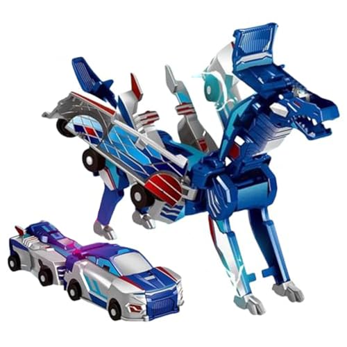 Transformer Transformer Spielzeugautos Transformer Kleinkind Fahrzeug Auto Roboter 2 Stücke Ultimativer Transformer Auto Roboter Für Kinderspielzeug Transformer Auto Roboter (Dark Blue, 18.5x13.8cm) von Generic