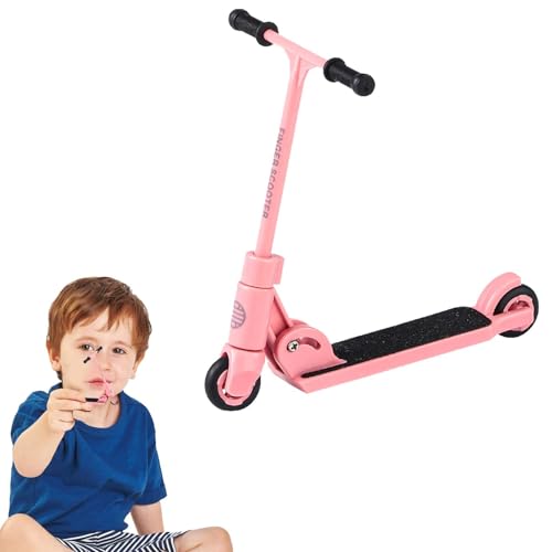 Tretroller für Kinder, zusammenklappbarer Tiny Trick Roller mit 2 Rädern, Lernspielzeug, lustige Finger-Roller, rutschfeste Fingerbewegung, Tischzubehör Tretroller für Kinder, zusammenklappbarer Tiny Trick Roller mit 2 Rädern, Lernspielzeug, lustige Finger-Roller, rutschfeste Fingerbewegung, Tischzubehör von Generic