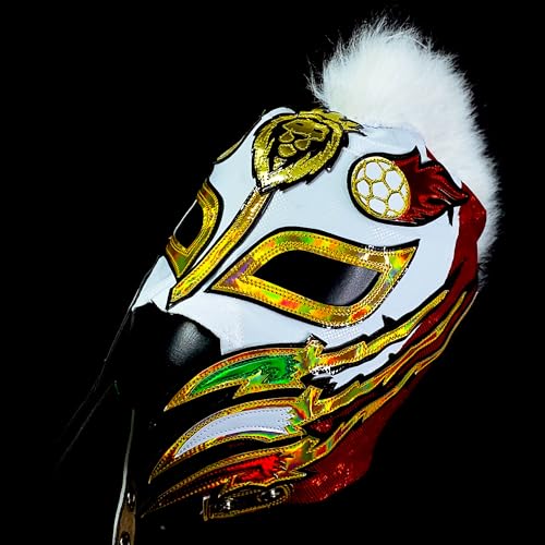 Tricolor Fußball Maske Wrestling Maske Kostüm Lucha Libre Maske Luchador von Generic