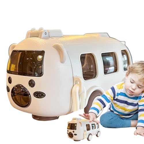 Trinkflasche Bus - Kinder Trinkflasche mit Strohhalm und Gurt | 500ml Fassungsvermögen | Ideal für Schulsport | Wasserbecher für und Mädchen Trinkflasche Bus - Kinder Trinkflasche mit Strohhalm und Gurt | 500ml Fassungsvermögen | Ideal für Schulsport | Wasserbecher für und Mädchen von Generic