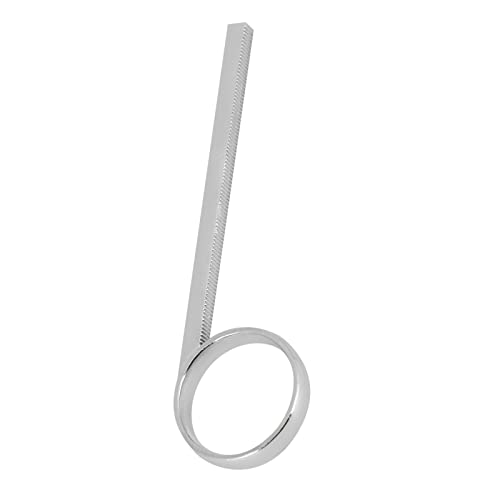 Trompeten-Fingerring, Trumpte Valve Slide Metall-Fingerring, Professioneller Trompeten-Fingerring-Ersatz, Silber für Trompetenspieler von Generic