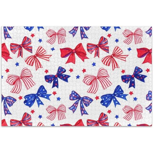 USA Red Blue America Stars 500 Teile Puzzle für Erwachsene, Cartoon-Tierspaß, Natur-Puzzle, lustig, 500 x 37 cm USA Red Blue America Stars 500 Teile Puzzle für Erwachsene, Cartoon-Tierspaß, Natur-Puzzle, lustig, 500 x 37 cm von Generic