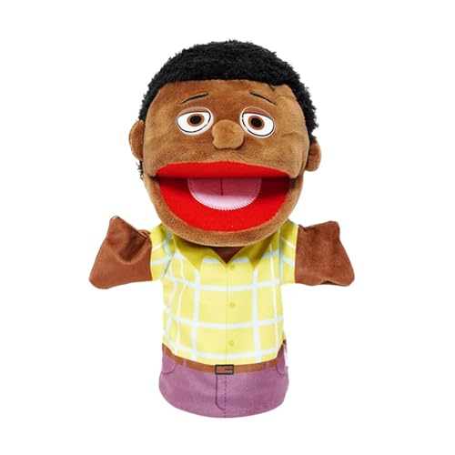 Vater- und Mutter-Handpuppen – Puppenspielzeug für und Mädchen, interaktive Familienpuppen | Black People Family Handpuppen-Plüschspielzeug, Wide Mouth Großeltern Mama und Papa Puppenspielspiel von Generic