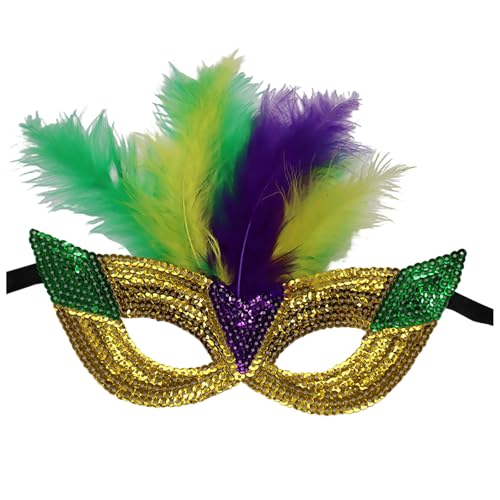 Venezianische Masquerade Masken Karneval Maske Damen Halloween Auge Maskiert Dame Mädchen Maskerade Abschlussball Karneval Maske Kostüm Zubehör Maskerade Party Venezianische Maske Maskerade Mask von Generic