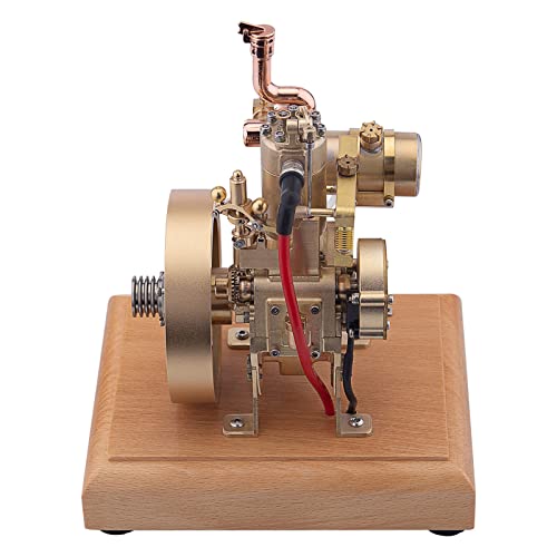 Verbrennungsmotor Modell, 2.6cc OHV 1-Zylinder Vertikal Benzinmotor Motorbaukasten with Water Cooling and Speed Limit Mechanism, Physik Experimentierspielzeug Erwachsene von Generic