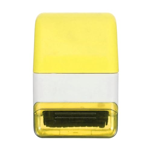 Vertraulichkeitssiegel, Siegel, Datenschutz-Rollensiegel, Adress-Rollensiegel, DIY-Werkzeug, Siegelrollendruck, funktionales Vertraulichkeitssiegel, ABS, 5 ml Kmk439 (Yellow, 5.5x4cm) von Generic