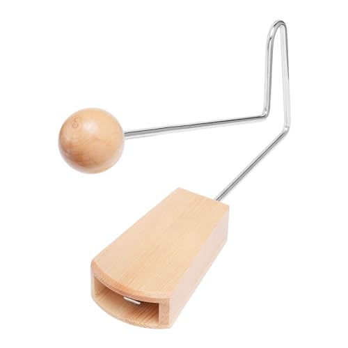 Vibraslap - Lateinisches Musikinstrument, Holzmusikinstrument | Angenehmes Soundinstrument Vibra Schlag Percussion Instrument für Musiker und Aufführungen, 30 x 19,3 x 6,3 x 2,56 cm von Generic