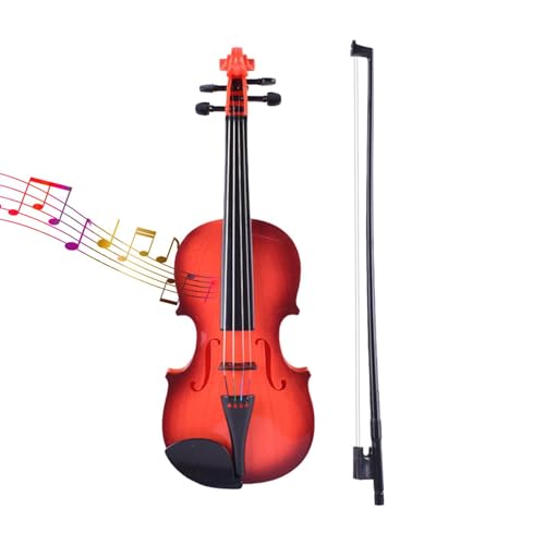 Violinenspielzeug für Violine, Musikinstrument für Violine, Musikinstrument mit verstellbaren Saiten, Lernspielzeug für Violine, simuliertes Musikinstrument für Mädchen und L von Generic