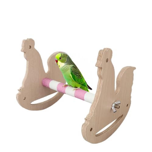 Vogelspielständer,Vogelbarschständer | Vogel-Schaukelspielzeug-Set, Vogelsitzstangen-Ständerspielzeug - Vogelmahlständer, Papageienständer, Vogelkäfigzweig für Papageien, Sittiche, Vögel, Sittiche von Generic